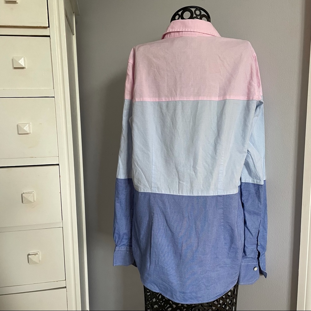 Brooks Brothers Color Block Button Up - image 2